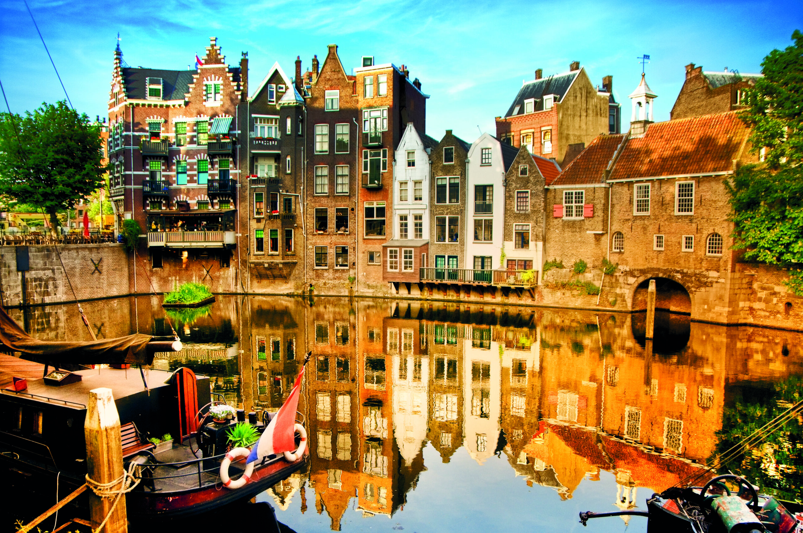 Historic cityscape of Delfshaven, Rotterdam Delfshaven Rotterdam